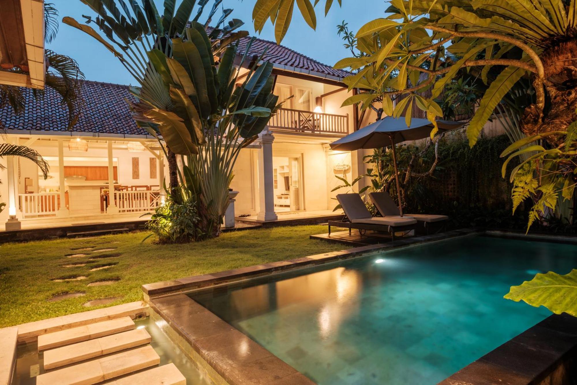 Uma Lima Villa Batu Belig - Close To The Beach チャングー エクステリア 写真